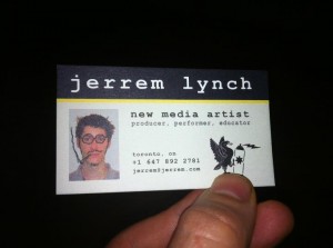 new unbusiness card my new business card for toronto